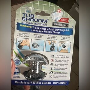TubShroom® Ultra Drain Protector Hair Catcher Strainer in Stainless Steel (New!)